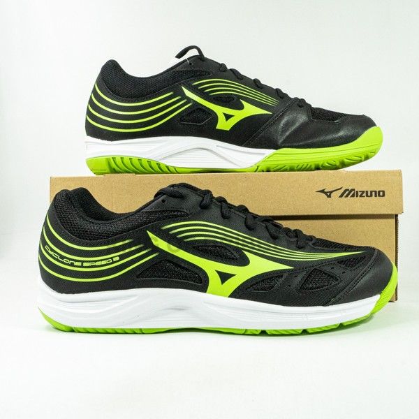 Sepatu Volley Mizuno Cyclone Speed 3 Black V1GA218037 Original BNIB