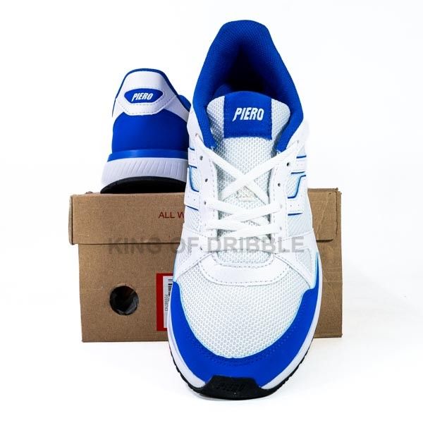 Sepatu Casual Piero Rusher White Blue P21041 Original BNIB