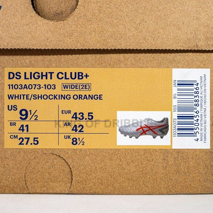 Sepatu Bola Asics Ds Light Club+ Wide 1103A073-103 Original BNIB