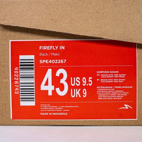 Sepatu Futsal Specs Firefly IN 402267 Original BNIB